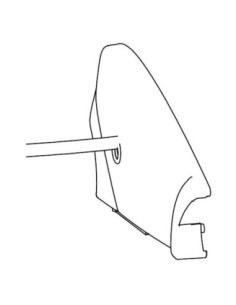 Maytronics-9956061-Left-side-panel-with-hole-for-Dolphin-Magic-and-Luminous 2