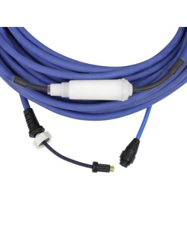 Cable de 24 m con swivel y soportes 3 cables - 9995871-DIY