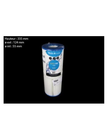 Wellis Spa Filter 338X127 (No Threading)