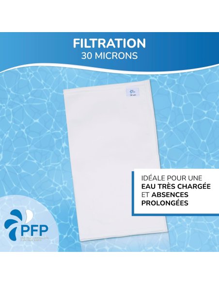 Sacco filtrante 30 micron per cestello skimmer Desjoyaux