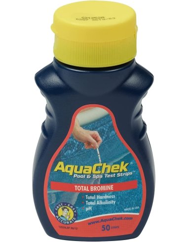 Aquachek rojo 4 en 1 BROMINE (x50 tiras)