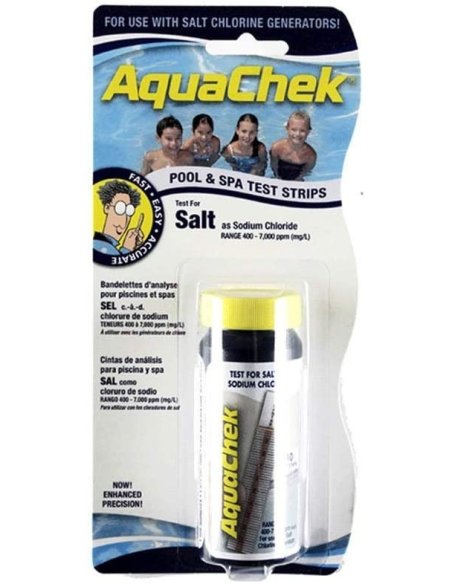 Aquachek Blanco - Test Preciso del Nivel de Sal
